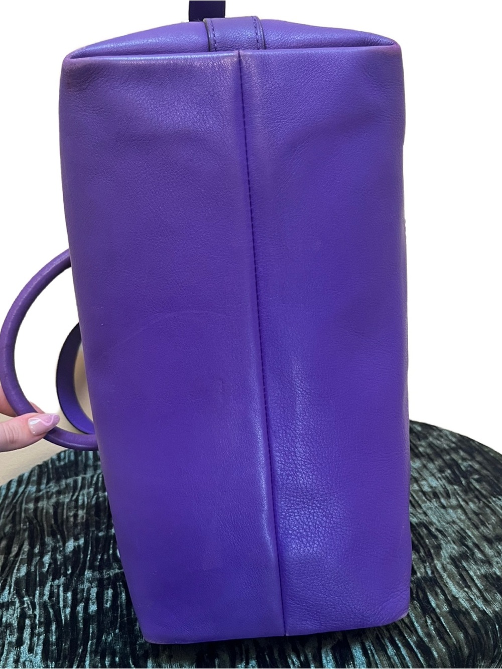 🪻SOLD🪻 Coach Legacy Molly East West Purple Satchel - Picture 8 of 16